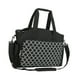 thumbnail image 4 of Bolsa organizadora de hilo, bolsa de mano para tejer con asa, estuche de viaje, tela Oxford con Negro, 4 of 7