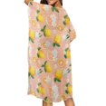 thumbnail image 4 of HELLHERO Lemon Daisy Bathing Suit Cover Up Casual High Quality Fabrics Quick Dry Long Kimono Swimsuit Cover Up, 4 of 6