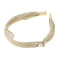 thumbnail image 5 of Unique Bargains 1 Pc Faux Pearls Headbands for Women Champagne, 5 of 6
