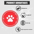 thumbnail image 3 of Yazoeia Bling Paw Car Cup Holder Coaster, 2 PCS Non-Slip Auto Cup Coasters, Shiny Crystal Rhinestone Insert Decorative Cup Mat, Universal Vehicle Interior Accessories for Most Cars (Red), 3 of 6
