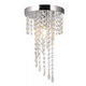 thumbnail image 1 of Lámpara de Techo Colgante Led Moderna Decorativa De Cristal Base Plata, 1 of 5