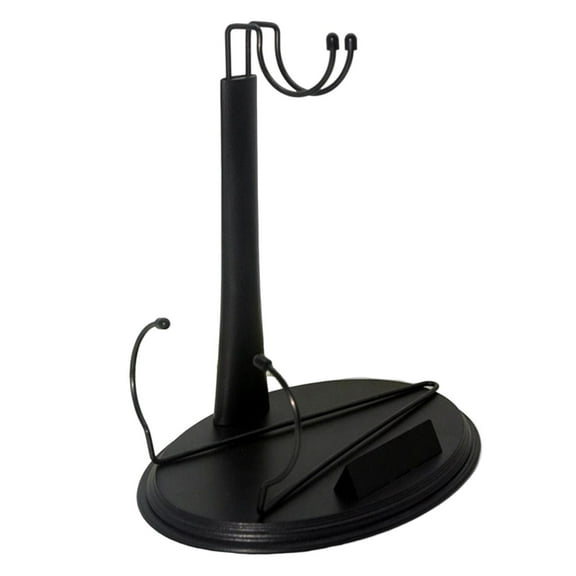 1/6 Scale Action Figure Model Stand Support and for 12" Easy to Performance Black Color Madefof Metal