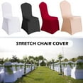thumbnail image 3 of Housses de Chaise de Mariage Spandex Extensible Housse pour Restaurant Banquet GX O7Q4, 3 of 9