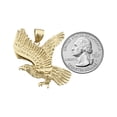thumbnail image 3 of 14K Gold 38MM Flying Eagle Pendant, 3 of 5