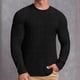 thumbnail image 1 of pstuiky Camisas de manga larga de invierno para hombre, Blusas casuales de cuello redondo y manga larga de color liso para hombre top de hombre xl, 1 of 6