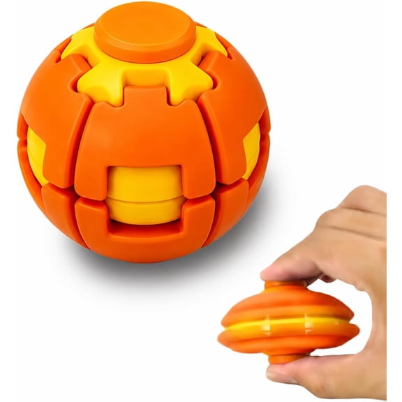 3D-Printed Stress Relief Ball Press-and-Rotate Ball Portable Office Stress Relief Ball（1 pcs）