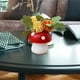 thumbnail image 4 of Fiudx Jarrón de Hongos, Decoración de Cerámica con Puntos Esmaltados, Maceta de Resina, Centro de Mesa para Bodas, para Uso En Hogar y La Oficina, Regal Duradero y de Calidad, Belleza para Todo El Añ, 4 of 6