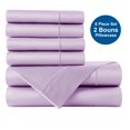 thumbnail image 1 of 1000 Thread Count Combed Cotton Blend Sateen Deep Pocket 6 Piece Sheet Set, Hotel Quality Sheet Set, 1 of 2