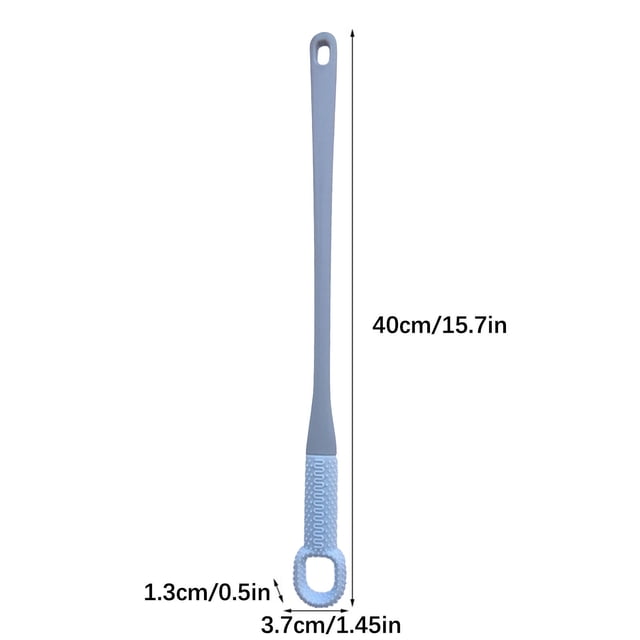 Multi Functional Toe Seam Soft Glue Cleaner for Removing Dead Skin, Soft Rubber Exfoliating Brush for Dry Feet, Reusable Foot Care Tool for Daily Use