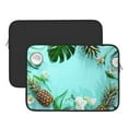 thumbnail image 3 of Bingfone Tropical Pineapple Laptop Sleeve Case 13 Inch, 360° Protective Computer Carrying Bag, 3 of 9