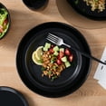 thumbnail image 6 of Stone + Lain Jules Stoneware Collection Dinnerware Set, 16-Piece Service for 4, Black, 6 of 6