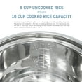 thumbnail image 3 of Elite ERC-2010 10-Cup Rice Cooker with Stainless Steel Pot, 3 of 6