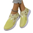 thumbnail image 3 of Women's Walking Shoes, Women Orthopedic Sports Casual Sneakers with Arch Support and Breathable Design, Lightweight Slip on Mesh Shoes for Work and Travel, 3 of 6