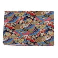 thumbnail image 1 of Tela de algodón por yardas, material de sastrería para patchwork, tela de kimono japonés Flores azules, 1 of 9