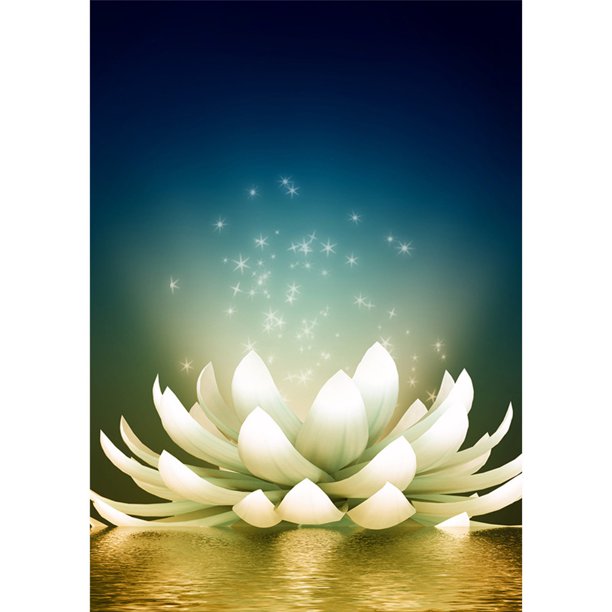 Diamond Painting (DB3455) Rhinestone Wall Craft Full Round Pond Lily DIY Kit 50x70cm Blanco FLhrweasw Nuevo