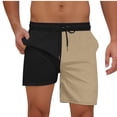 thumbnail image 2 of Vetsdori Athletic Swim Trunks With 2 in 1 for Men Pocket Swimwear Pull-On Summer Elastic Waist,Lightweight Fashion Mens Beach Shorts Breathable, 2 of 9