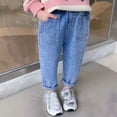 thumbnail image 2 of RUTAYY Toddler Boys Girls Jeans Boys Children Casual Fashion Personalized Jeans Soft Pants, 2 of 4