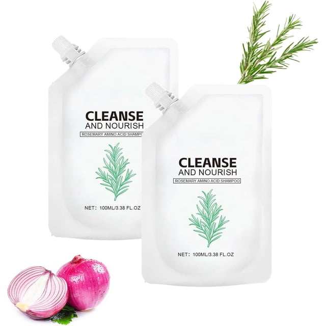 Champú de aminoácidos de romero para el crecimiento, fortalecimiento y engrosamiento del cabello. Champú para la caída y debilitamiento del cabello para hombres y mujeres.