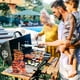thumbnail image 5 of Pinchos de Acero Inoxidable para Brochetas, Brochetas para Kebab, Shawarma, Kebabs, Accesorios para Barbacoa con 2 Pinchos Extraíbles, Antigoteo., 5 of 6