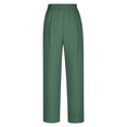 thumbnail image 6 of ABATAB Women Capri Pants Summer Casual Low Waisted Crop Trousers Baggy Beach Vacation Lantern Harem Capris, 6 of 7
