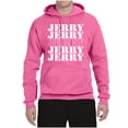 thumbnail image 2 of Wild Bobby Jerry Springer 90's TV Talk Show Host Jerry Jerry Chant Famous People Unisex Hoodie Sweatshirt, Neon Pink, Large, 2 of 6