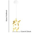 thumbnail image 2 of BKRE Suction Cup Christmas Lights Mini Suction Cup Lights For Windows Suction Cup Window Lights Battery Operated Holiday For Indoor Outdoor Festive Night Light Display (4 Styles), 2 of 3