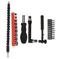 thumbnail image 1 of Fosa Flexible Screwdriver Bit Extension 23 Pieces Drill Extender Set Shaft Tip Carbon, 1 of 8