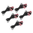 thumbnail image 3 of 5pcs Tens Replacement Lead Wires 4 Snap 4.6ft 2.5mm Meridian Treatment TENS Unit Electrodes Wires Black Red, 3 of 14