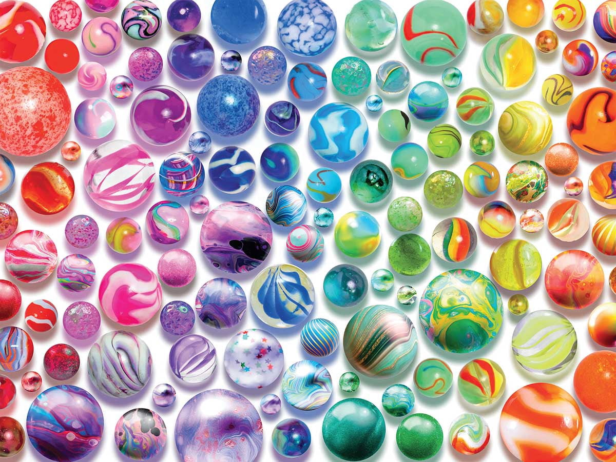 Ceaco Colorstory Rainbow Marbles 750 Piece Jigsaw Puzzle Walmart Com