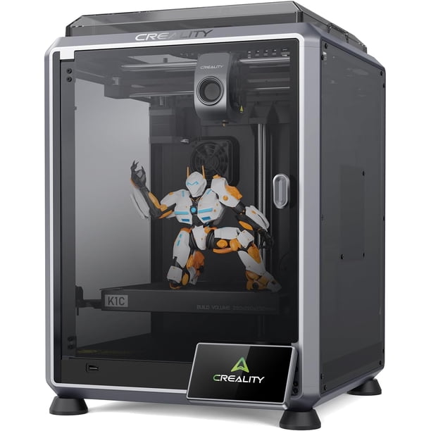 Impresora 3D Creality K1C con nivelación automática de 220 x 220 x 250 mm con cámara AI