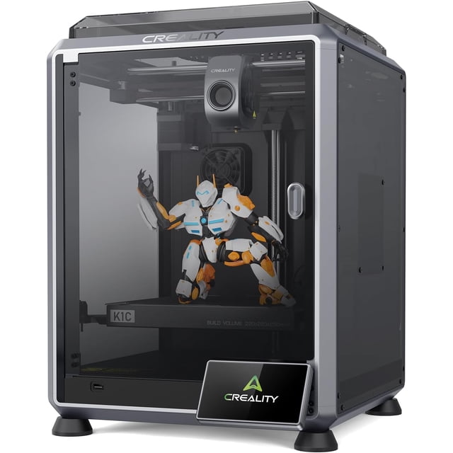 Impresora 3D Creality K1C con nivelación automática de 220 x 220 x 250 mm con cámara AI