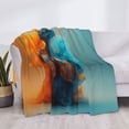 thumbnail image 3 of Naloa Surreal Body Art Flannel Fleece Throw Blanket for Bed Couch, Thick Blanket - All Seasons Suitable for Women, Men and Kids-40"x30", 3 of 6