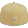 thumbnail image 4 of Men's New Era Khaki Las Vegas Raiders Raffia Front 59FIFTY Fitted Hat, 4 of 6