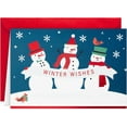 thumbnail image 3 of Hallmark Boxed Christmas Cards, Winter Wishes Snowmen (40 Cards and 40 Envelopes), 3 of 8