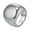 Silver, variant on Women's Stainless Steel Classic Minimalism Polished Exaggerated Ring Silver Size 9