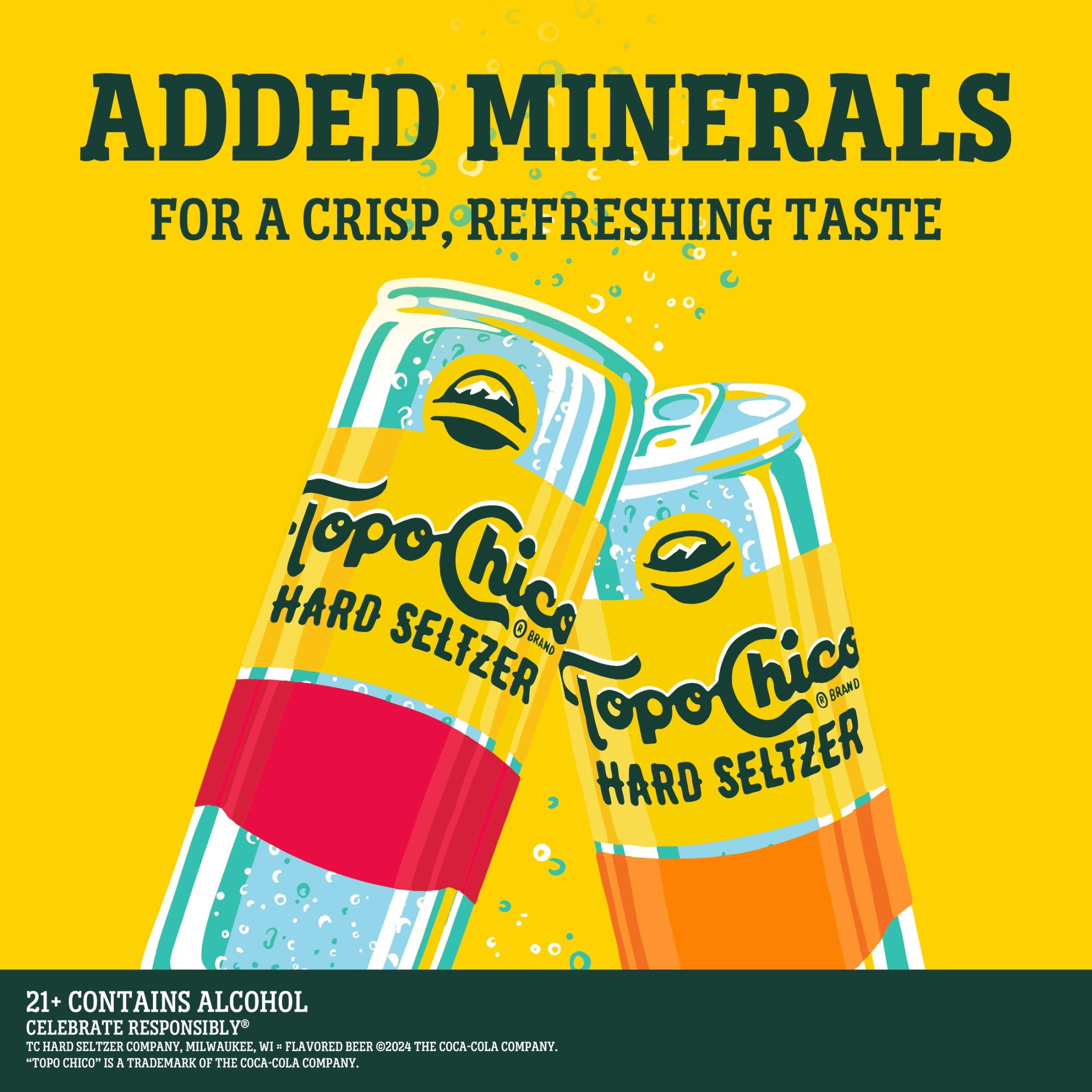 Topo Chico Hard Seltzer Variety Pack , 12 Pack, 12 fl oz Aluminum Cans, 4.7% ABV