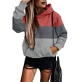 thumbnail image 2 of Urban Stripes Hoodie (L, Orange), 2 of 10
