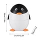 thumbnail image 3 of Xihbxyly Papelera de Pingüino, Bonita Papelera de Escritorio, Material Abs de Primera Calidad, Tapa Antiolores, Ahorra Espacio, Ideal para El Hogar, La Cocina y La Oficina, Anillo de Fijación Extraíb, 3 of 7