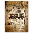 thumbnail image 2 of Design Art - Jesus' word cloud in grunge background, 2 of 4