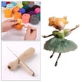 thumbnail image 4 of 2 uds., , decoración , niña lana, ángele de lana, kit para Navidad, cumpleaño material artesanal DIY Soledad artesanía de fieltro de lana, 4 of 10