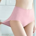 thumbnail image 6 of Admvng Underwear Women Pack High Waisted Solid Underwear Waist Pants Absorbent Underwear, Size M-2XL, 6 of 8