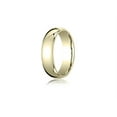 thumbnail image 2 of Benchmark� 18k Gold 6mm Slightly Domed Standard Comfort-fit Ring, 2 of 9