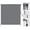 Gray, variant on Outdoor Roller Shade for Patio, Exterior Cordless Blinds Patio Shades Roll Up Outdoor Blinds Screen for Porch Gazebo Pergola Backyard Privacy Protection,UV Sun Block Fade-Resistant 4ft Wide x 6 H