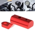 thumbnail image 1 of Abrazadera Universal del Soporte del Adaptador de Retrovisor Macarena Ajuste Universal Rojo, 1 of 8