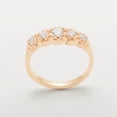 thumbnail image 2 of LBG British Made 14k Rose Gold Cubic Zirconia Womens Band Ring - 33 size options - Size 8.25, 2 of 7
