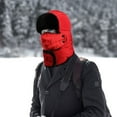 thumbnail image 3 of Winter Balaclava Hat for Men Women, Thermal Face Ski for Cold Weather, Windproof Ear Neck Protection for Outdoor Sports(Red), 3 of 4