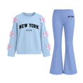 thumbnail image 3 of Amidoa Girls Sweatsuits 2pcs Sets Fall Winter Clothes Casual Cute Sweatshirt and Sweatpants Outfits, 3 of 8