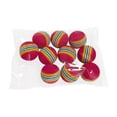 thumbnail image 2 of Foam Balls for Cats, Colorful Rainbow Cat Toy Sponge Balls Soft Pet Toy 10pc 1.65in, 2 of 7