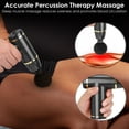 thumbnail image 6 of TeqHome Massage Gun, Rechargeable Deep Tissue Massager, Portable Muscle Massage Gun for Back Neck Muscle Relieve, Handheld Leg Body Cordless Massager, w/ 4 Massage Heads 8 Intensity Indicators, 6 of 12