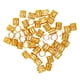 thumbnail image 1 of 50pcs Abalorios Cuff Tube Perfecl Accesorios Para El Cabello De Oro Cuentas de pelo trenzado, 1 of 7